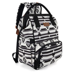 Montana West Wrangler Callie diaper bag backpack side pocket for quick access to bottles and essentials