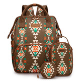Montana West Wrangler diaper backpack with insulated pockets for on-the-go feeding and organization.