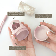 Moodie 15 unscented baby poop bags on roll for mess-free disposal