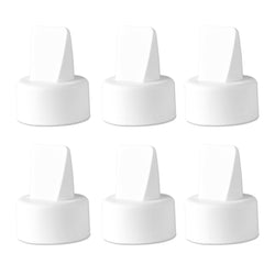 MOOMentaneous duckbill valve one-piece design for easy cleaning and longevity.