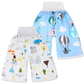 MooMoo Baby night-time diaper pants outer layer close-up for cozy overnight protection.
