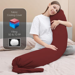 Moon Park ergonomic design offers targeted support for back, belly, and hips.