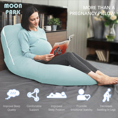 MOON PARK pillow-cooling-cover-detail demonstrates breathable fabric for cooler sleep.