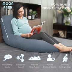 Moon Park cooling cover grey close-up demonstrates breathable fabric for temperature control.