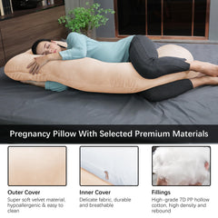 Moon Park full-body support while sleeping on brown pillow