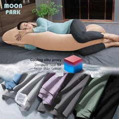 MOON PARK removable cover brown offers cooling comfort and easy care.