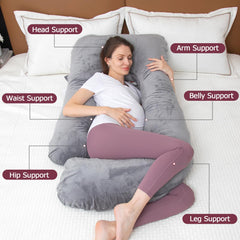 Moon Pine versatile pillow supports reading and postpartum nursing.