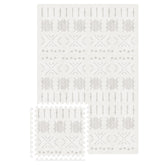 MOON WALKERS Ivory Aztec full mat 72x48 offers a spacious, safe play area for infants.