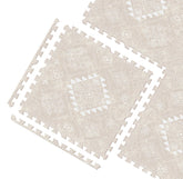 Moon Walkers Moon Mist tiles arranged to form a large safe crawling play area