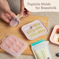 Moonkie feeder with ergonomic handle designed for little hands during meals