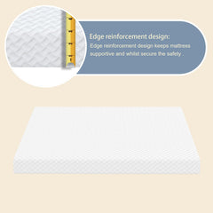 Moonlightfamily mattress shows no-gap corners for stable support.