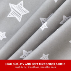 Moonsea bassinet sheets gray easy-care design resists fading and wrinkles.