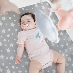Moonsea crib sheets 4 pack snug fit on standard crib with elastic edge