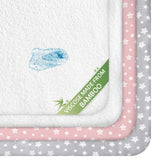 Moonsea crib sheets 4-pack in soft microfiber for gentle baby sleep