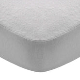 Moonsea flannel crib sheet close-up shows soft texture for baby's comfort.