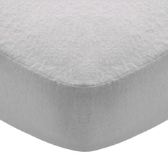 Moonsea flannel crib sheet close-up shows soft texture for baby's comfort.