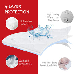 Moonsea four-layer design pictured for quiet sleep and leak prevention