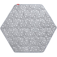 Moonsea hexagon playpen mat front view cushions baby surface for comfortable crawling