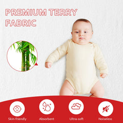 Moonsea mattress protector with viscose terry top offers absorbent, quiet protection