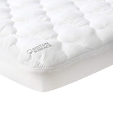 Moonsea mini crib mattress pad top with soft cotton surface for gentle baby sleep