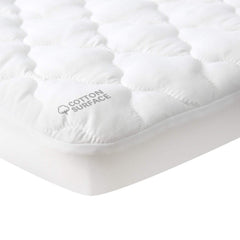 Moonsea mini crib mattress pad top with soft cotton surface for gentle baby sleep