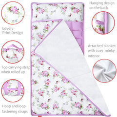 Moonsea Nap Mat blanket fleece provides extra warmth for cozy rest.
