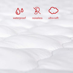 Moonsea Pack and Play mattress pad quilted detail showing cozy padding for playtime.
