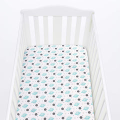 Moonsea Pack and Play Sheets microfiber texture closeup emphasizes soft fabric
