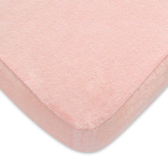 Moonsea pack n play sheet pink folded for compact storage and easy access