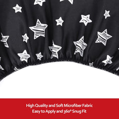 Moonsea Pack N Play Sheets two-pack demonstrates coordinated colors for easy pairing.