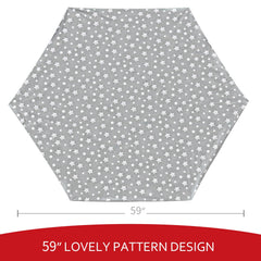 Moonsea playpen cover back non-slip grip keeps little movers stable.