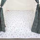 Moonsea tepee mat 43x43 padded surface for comfy toddler playtime