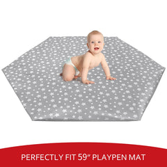 Moonsea waterproof surface is easy to wipe clean after meals and spills.