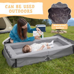 MOOZHEALTH waterproof carry bag outdoors highlighting moisture protection for beaches and parks