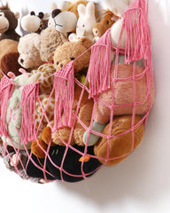 Closeup of Morcco soft cotton rope hammock texture