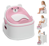 MoreFeel 3-in-1 potty trainer standalone helps toddlers begin independent potty use.