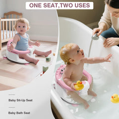 MoreFeel bath seat suction cups keep it firmly in place during bathing.