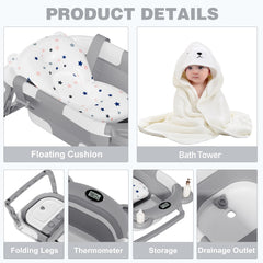 MoreFeel premium hooded towel shown as soft, absorbent wrap for drying.