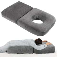 Morelexa pregnancy pillow full body 45 inch offers total sleeping comfort and support