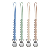 MORIBOX paci clip beige set keeps pacifier close and clean for calmer baby moments.