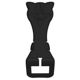 MORLIKE LIVING Unbuckle button-surface eases thumb pressure on push-button buckles.
