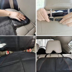 MORROLS car seat protector anti-slip dots reduce sliding during drives.