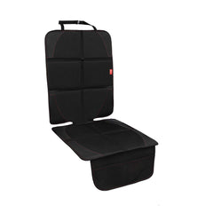 MORROLS car seat protector with thick padding guards upholstery during family trips.