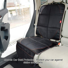 MORROLS car seat protector waterproof material helps keep seats clean from spills.