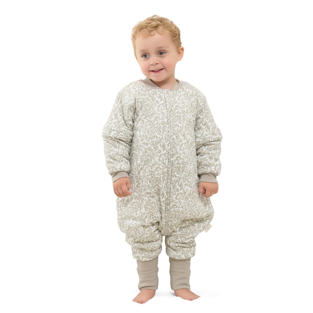 Mosebears baby sleep sack with winter-soft cotton outer for chilly nights.