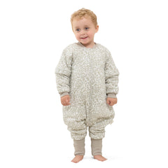 Mosebears baby sleep sack with winter-soft cotton outer for chilly nights.