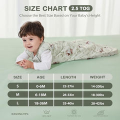 Mosebears sleep sack 2 way zip closeup highlighting easy nighttime diaper changes