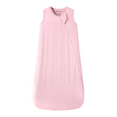 Mosebears sleep sack bamboo fabric close-up highlights soft, breathable texture for baby comfort