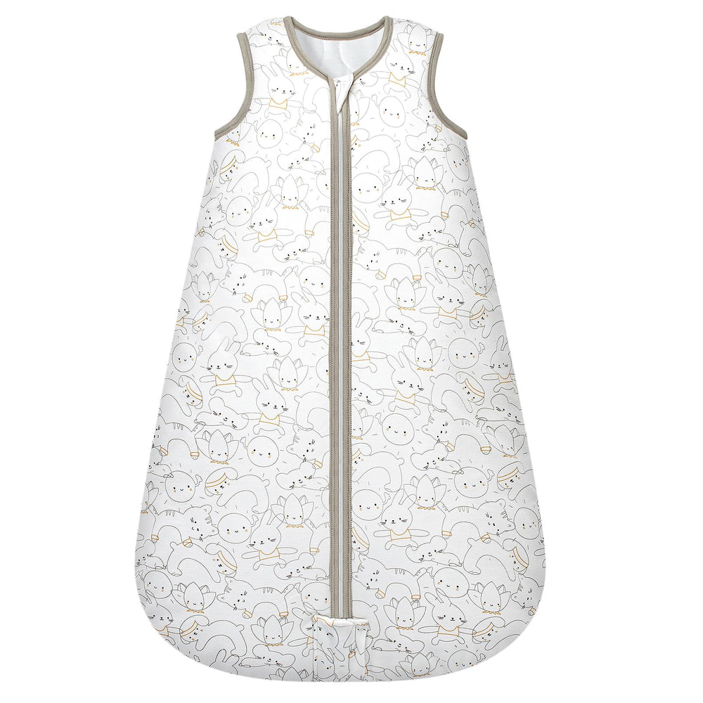 Mosebears sleep sack rabbit-cat outer fabric for warm, cozy nights.