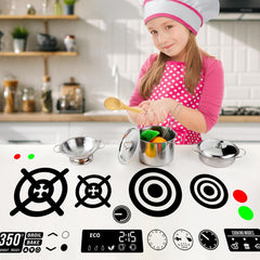 MOSITU microwave decal enhances pretend cooking with glossy, durable surface